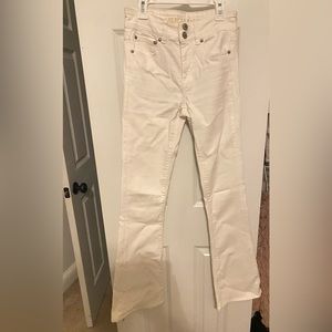 white american eagle bell bottom flare jeans